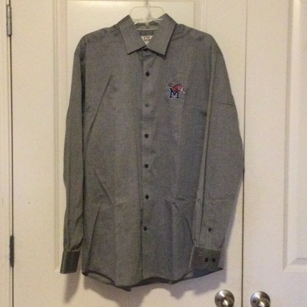 University of Memphis long sleeve button down